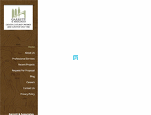 Tablet Screenshot of garrettsurveying.com